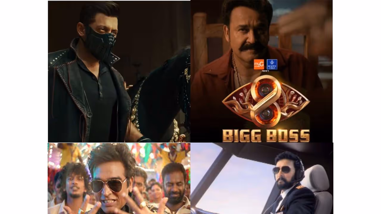 (L R) Bigg Boss Hindi, Bigg Boss Malayalam, Bigg Boss Tamil, Bigg Boss Kannada (Photo/JioHotstar) (L R) Bigg Boss Hindi, Bigg Boss Malayalam, Bigg Boss Tamil, Bigg Boss Kannada (Photo/JioHotstar)