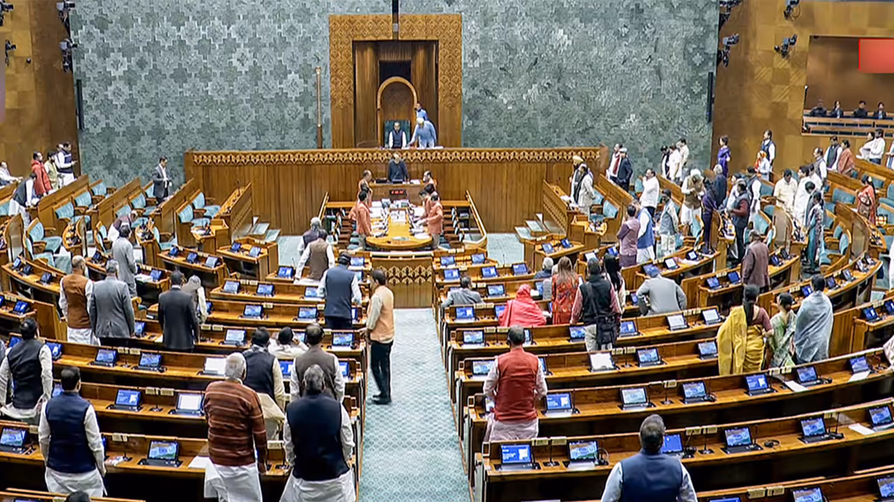 Inside image of Lok Sabha. (Photo/ANI) Inside image of Lok Sabha. (Photo/ANI)
