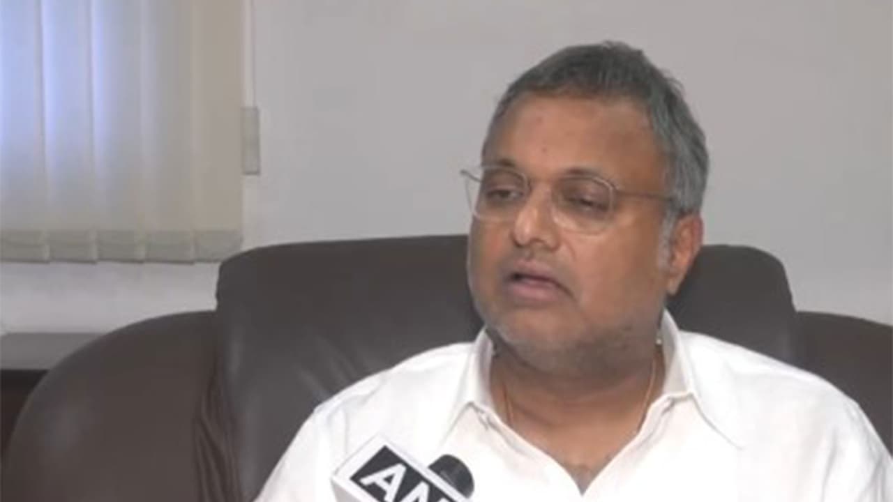 Congress MP Karti Chidambaram (Photo/ANI) Congress MP Karti Chidambaram (Photo/ANI)