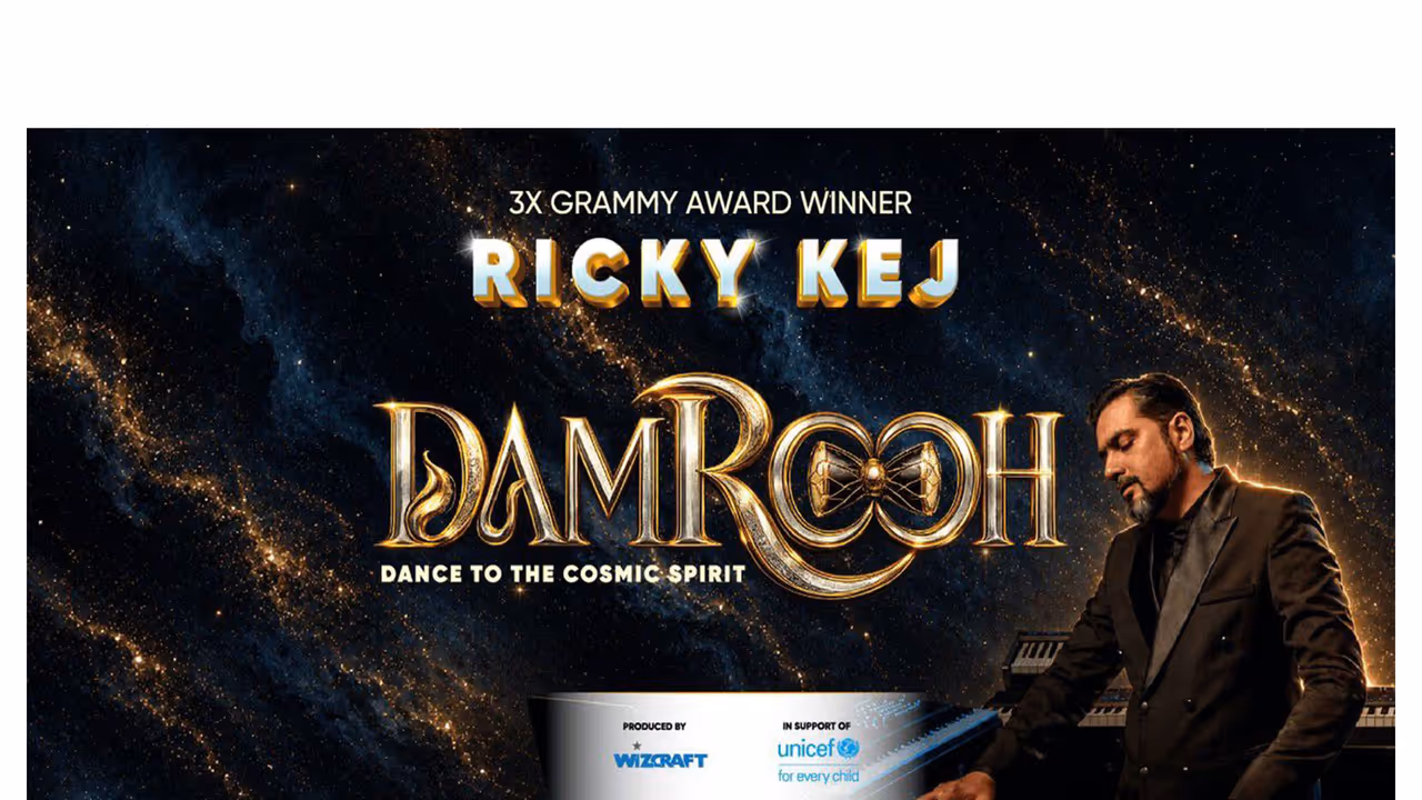 Ricky Kej announces Damrooh tour (Image source: Concert team) Ricky Kej announces Damrooh tour (Image source: Concert team)