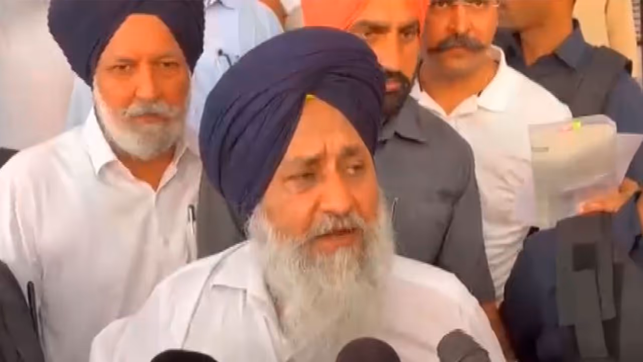 Shiromani Akali Dal president Sukhbir Singh Badal (Photo/ANI) Shiromani Akali Dal president Sukhbir Singh Badal (Photo/ANI)