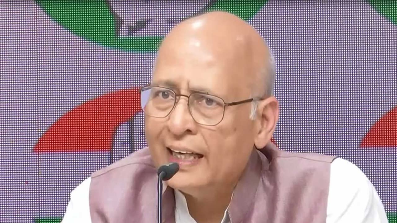 Congress MP Abhishek Manu Singhvi (Photo/ANI) Congress MP Abhishek Manu Singhvi (Photo/ANI)