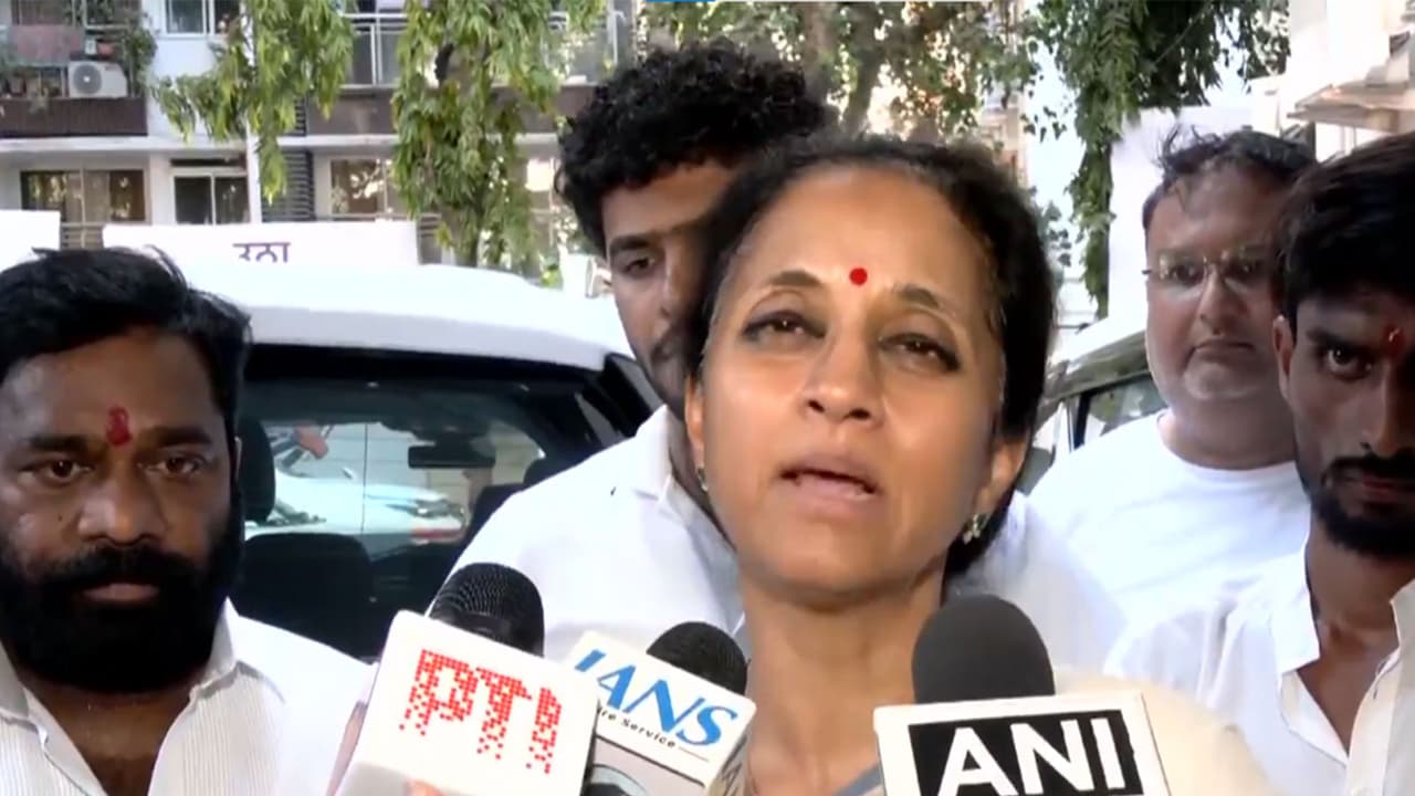 Nationalist Congress Party (Sharad Chandra Pawar) MP Supriya Sule (Photo/ANI) Nationalist Congress Party (Sharad Chandra Pawar) MP Supriya Sule (Photo/ANI)