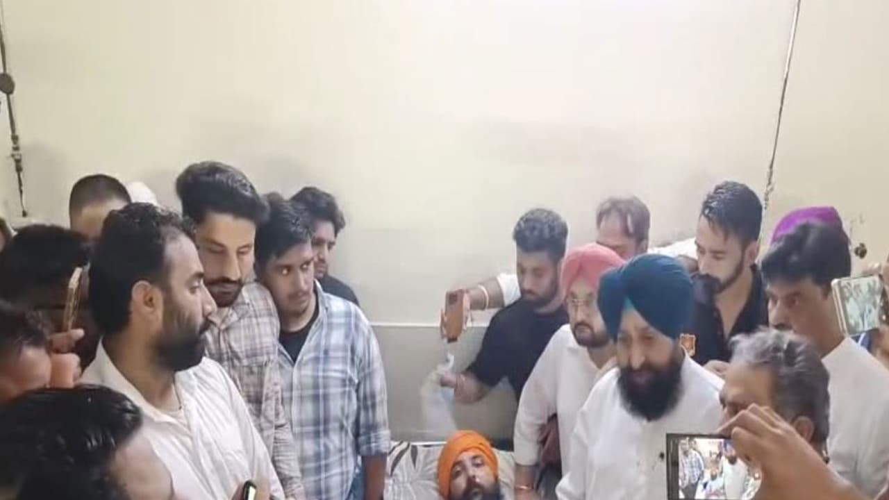 Punjab Leader of Opposition (LoP) Partap Singh Bajwa visits Sangrur Civil Hospital (Photo/ANI) Punjab Leader of Opposition (LoP) Partap Singh Bajwa visits Sangrur Civil Hospital (Photo/ANI)