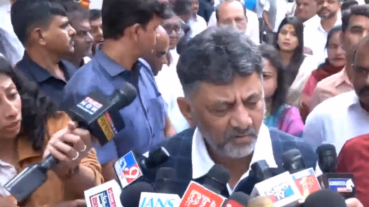 Karnataka Deputy Chief Minister DK Shivakumar (Photo/ANI)