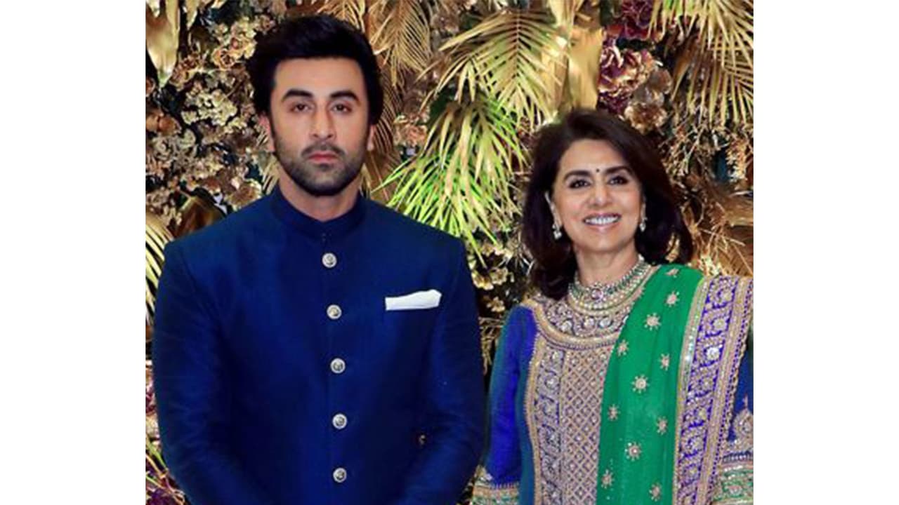 Ranbir Kapoor with mom Neetu Kapoor (Image source: ANI) Ranbir Kapoor with mom Neetu Kapoor (Image source: ANI)