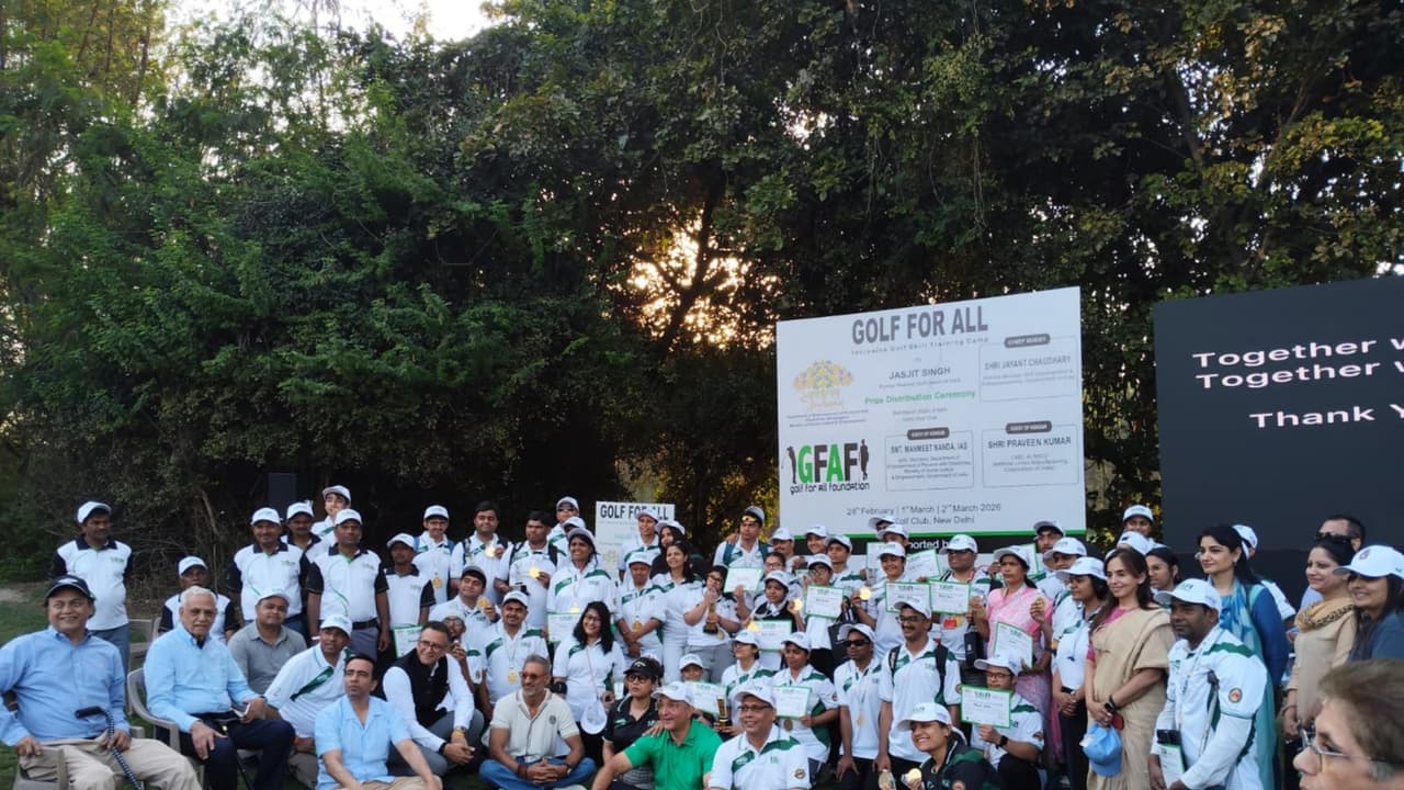 Golf for All in New Delhi. (Photo/Delhi Golf Club) Golf for All in New Delhi. (Photo/Delhi Golf Club)
