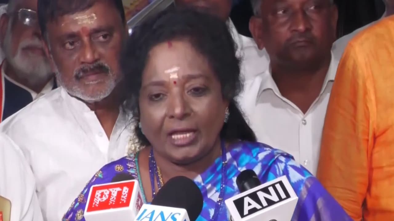 BJP leader Tamilisai Soundarajan (Photo/ANI) BJP leader Tamilisai Soundarajan (Photo/ANI)