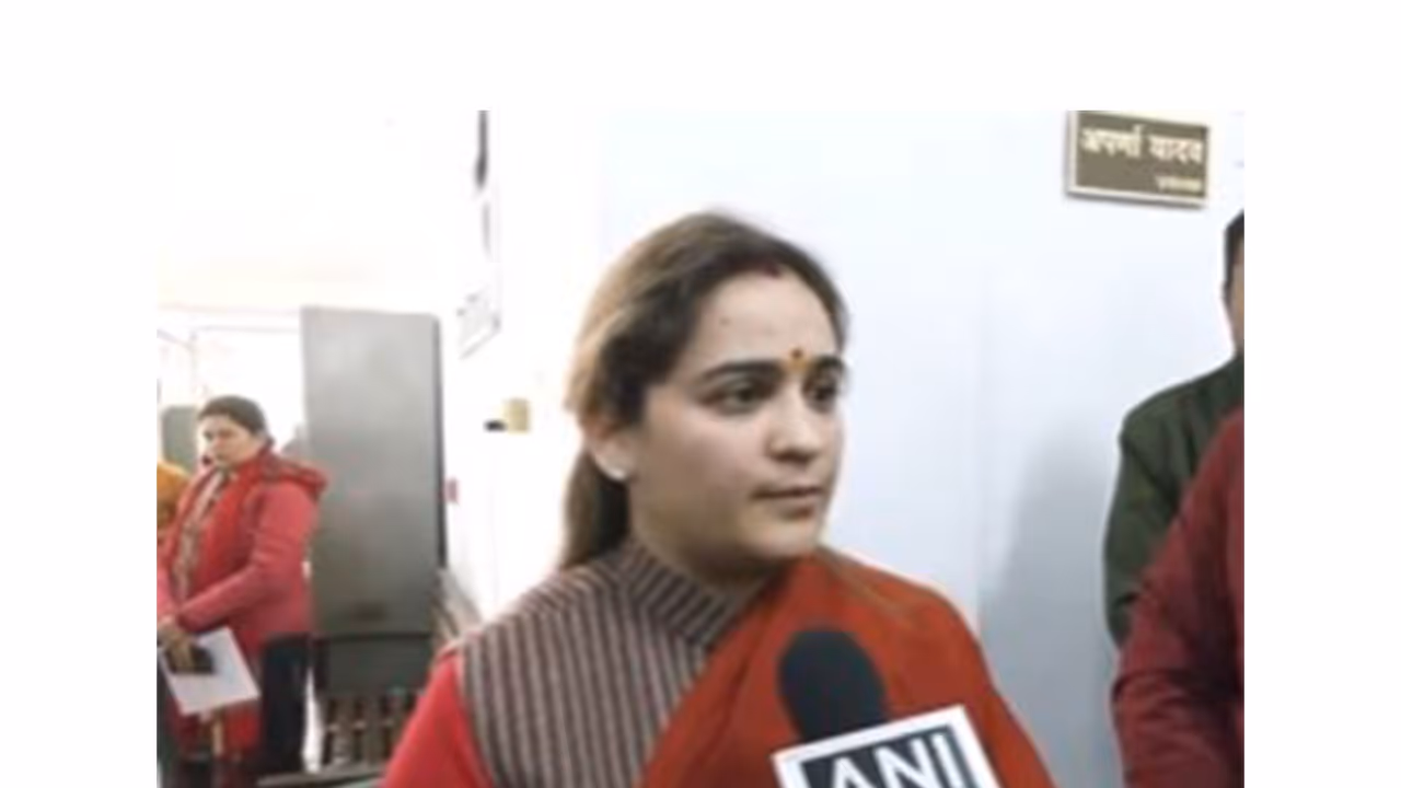 Vice Chairperson of the Uttar Pradesh State Women’s Commission, Aparna Yadav (Photo/ANI) Vice Chairperson of the Uttar Pradesh State Women’s Commission, Aparna Yadav (Photo/ANI)