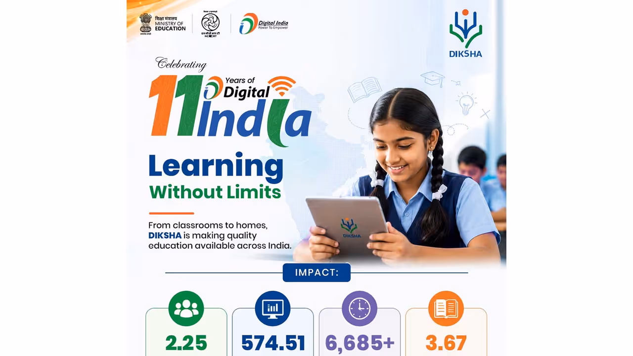 Digital India programme completes eleven years on 1 July (Photo/X@DigitalIndiaCrp) Digital India programme completes eleven years on 1 July (Photo/X@DigitalIndiaCrp)