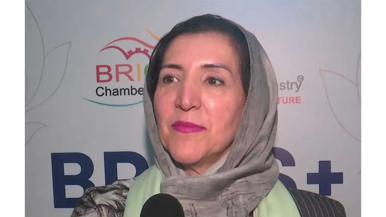 Zahra Rahaei, Chairperson, BRICS WBA Iranian Chapter (Photo/ANI) Zahra Rahaei, Chairperson, BRICS WBA Iranian Chapter (Photo/ANI)