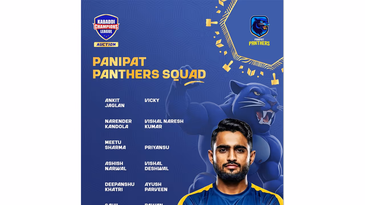 Panipat Panthers. (Photo: KCL) Panipat Panthers. (Photo: KCL)