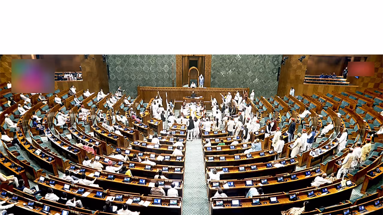 Visual from Lok Sabha (Photo/ANI) Visual from Lok Sabha (Photo/ANI)