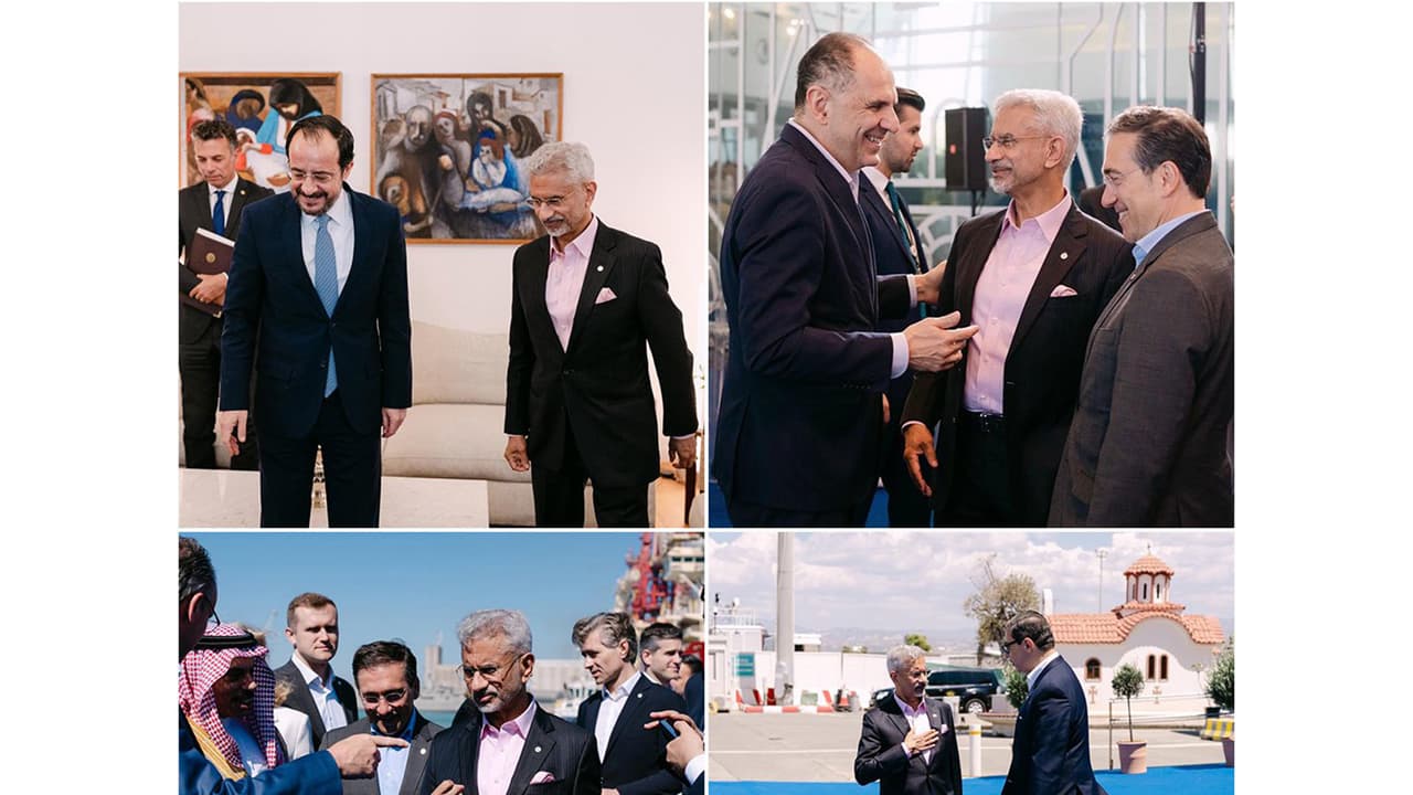 External Affairs Minister S Jaishankar at informal Gymnich meeting of the EU Foreign Affairs Ministers (Photo: X@DrSJaishankar) External Affairs Minister S Jaishankar at informal Gymnich meeting of the EU Foreign Affairs Ministers (Photo: X@DrSJaishankar)