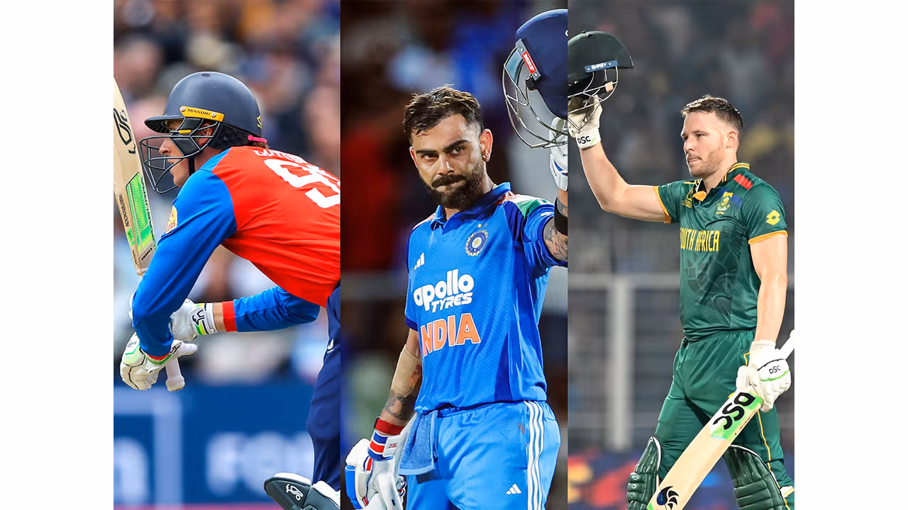 Tom Banton, Virat Kohli, David Miller. (Photo: ANI) Tom Banton, Virat Kohli, David Miller. (Photo: ANI)