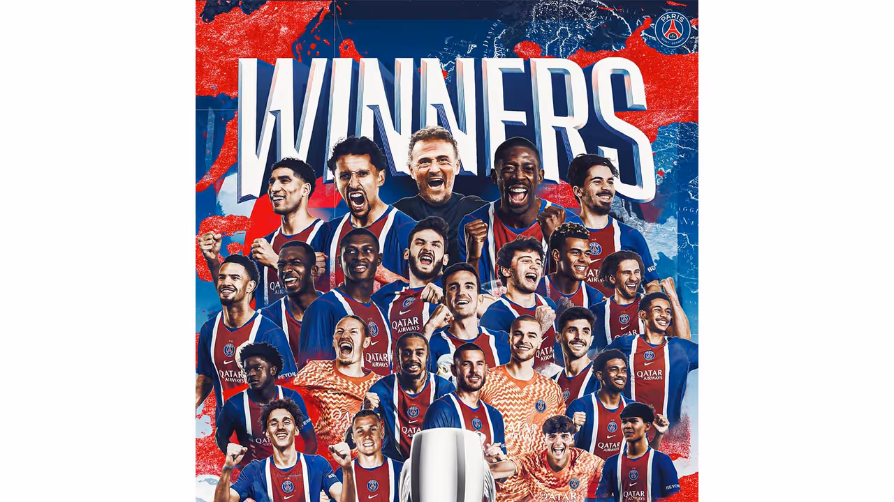 PSG are the UEFA Super Cup champions. (Photo: @PSG_English X) PSG are the UEFA Super Cup champions. (Photo: @PSG_English X)
