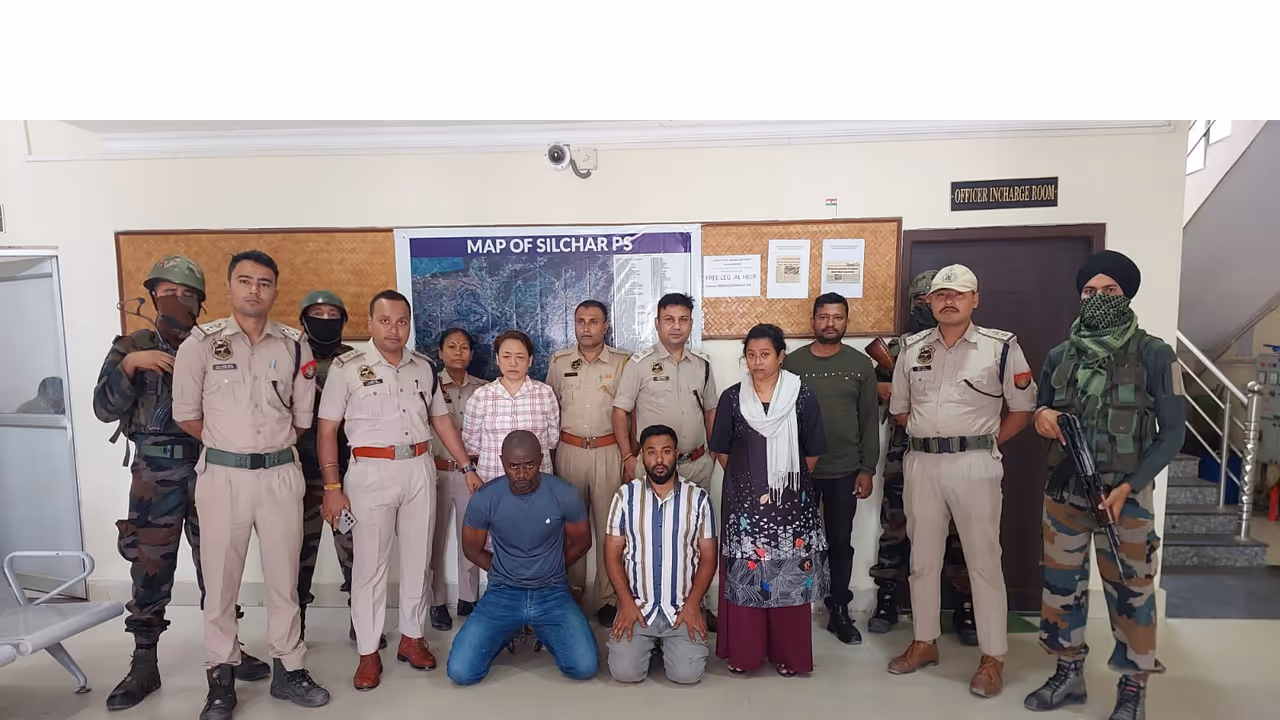 Assam Rifles busts interstate tout network, foreign national among four apprehended in Silchar (Photo/ ANI) Assam Rifles busts interstate tout network, foreign national among four apprehended in Silchar (Photo/ ANI)