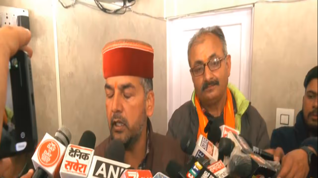 Vijay Sharma, Convener of the Dev Bhoomi Hindu Sangharsh Samiti (Photo/ANI) Vijay Sharma, Convener of the Dev Bhoomi Hindu Sangharsh Samiti (Photo/ANI)