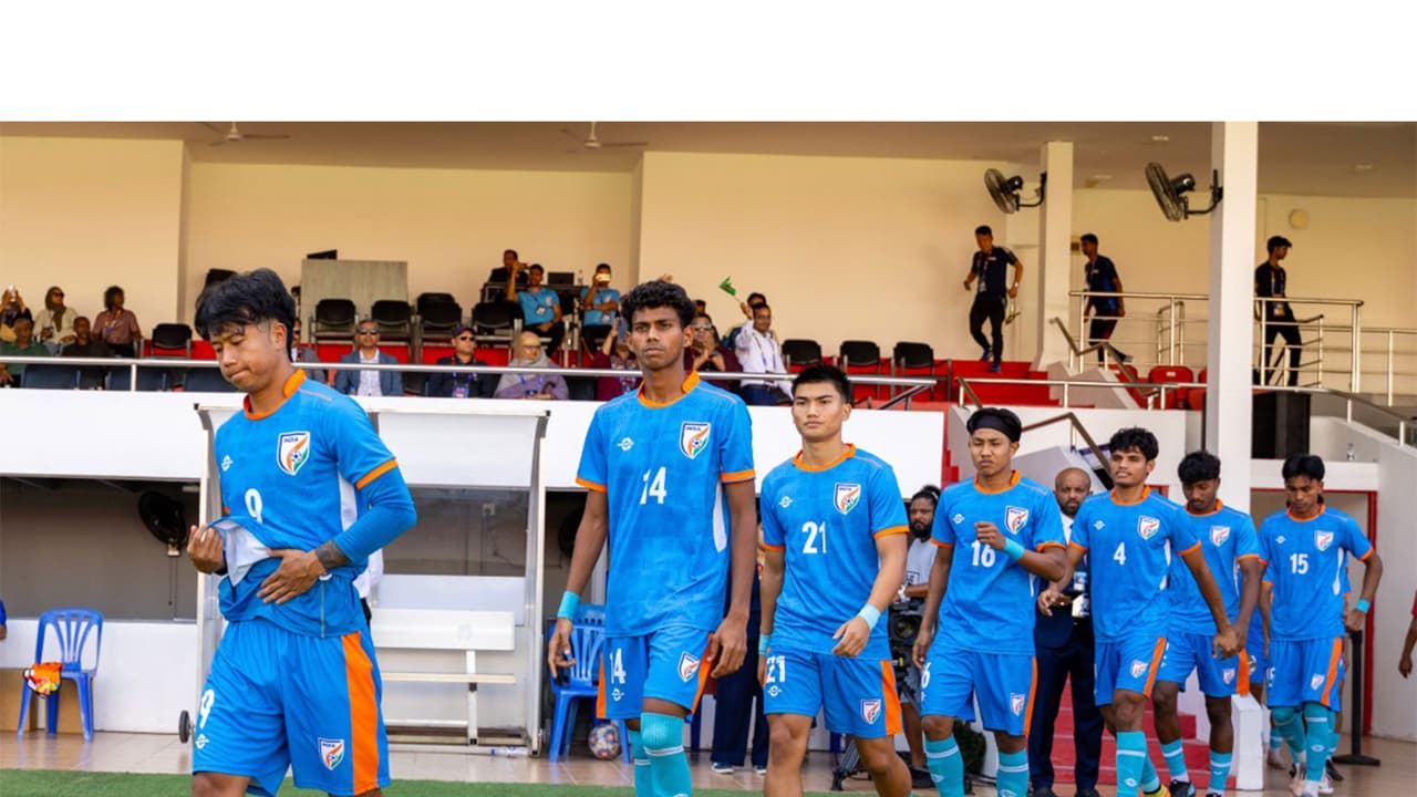 India team in action in SAFF U20 Championship (Photo: AIFF) India team in action in SAFF U20 Championship (Photo: AIFF)