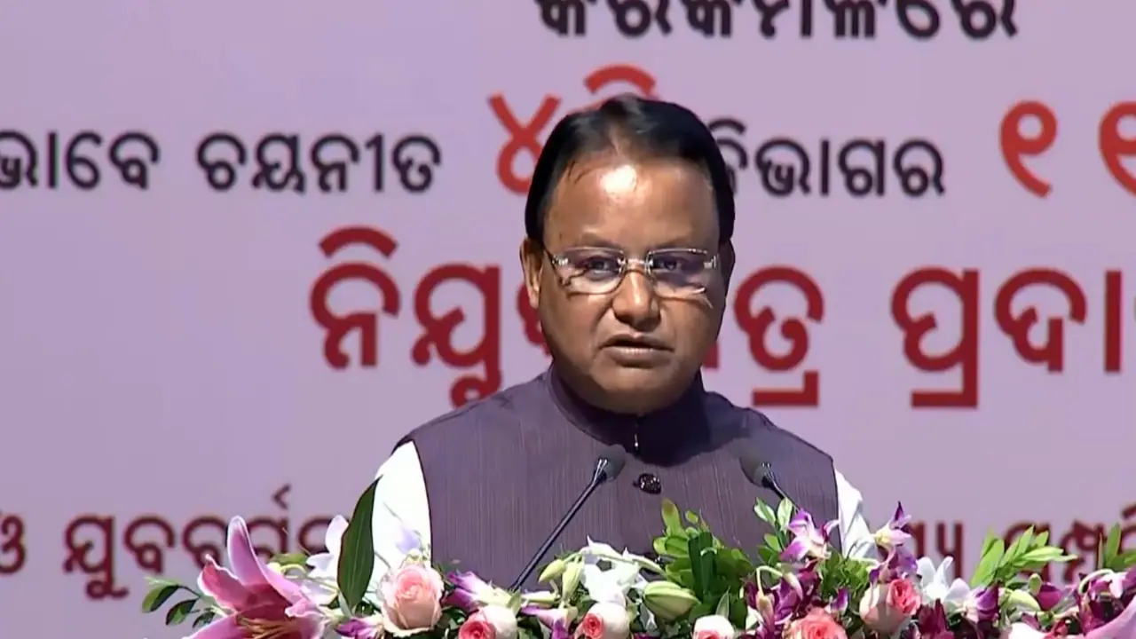 Odisha CM Mohan Charan Majhi (Photo/ANI) Odisha CM Mohan Charan Majhi (Photo/ANI)