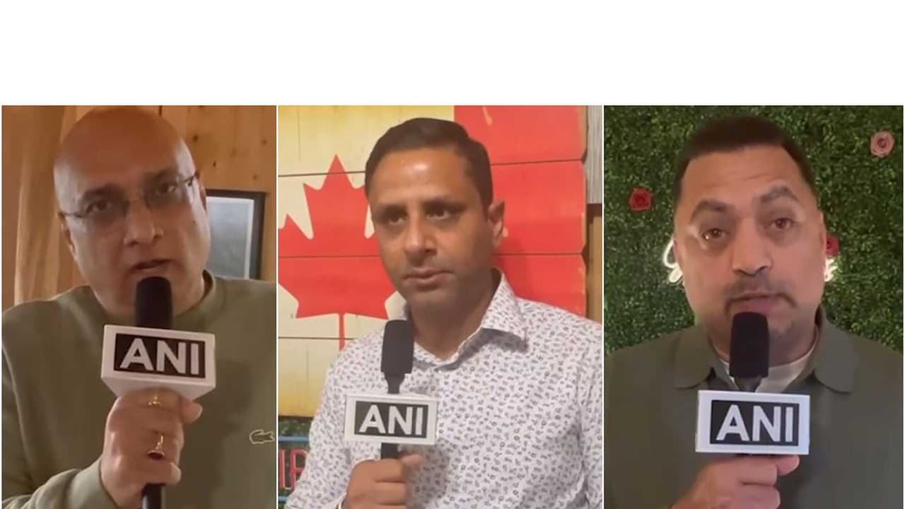 Canadian Hindus condemn violence at Nanksar Gurdwara (Photos/ANI) Canadian Hindus condemn violence at Nanksar Gurdwara (Photos/ANI)