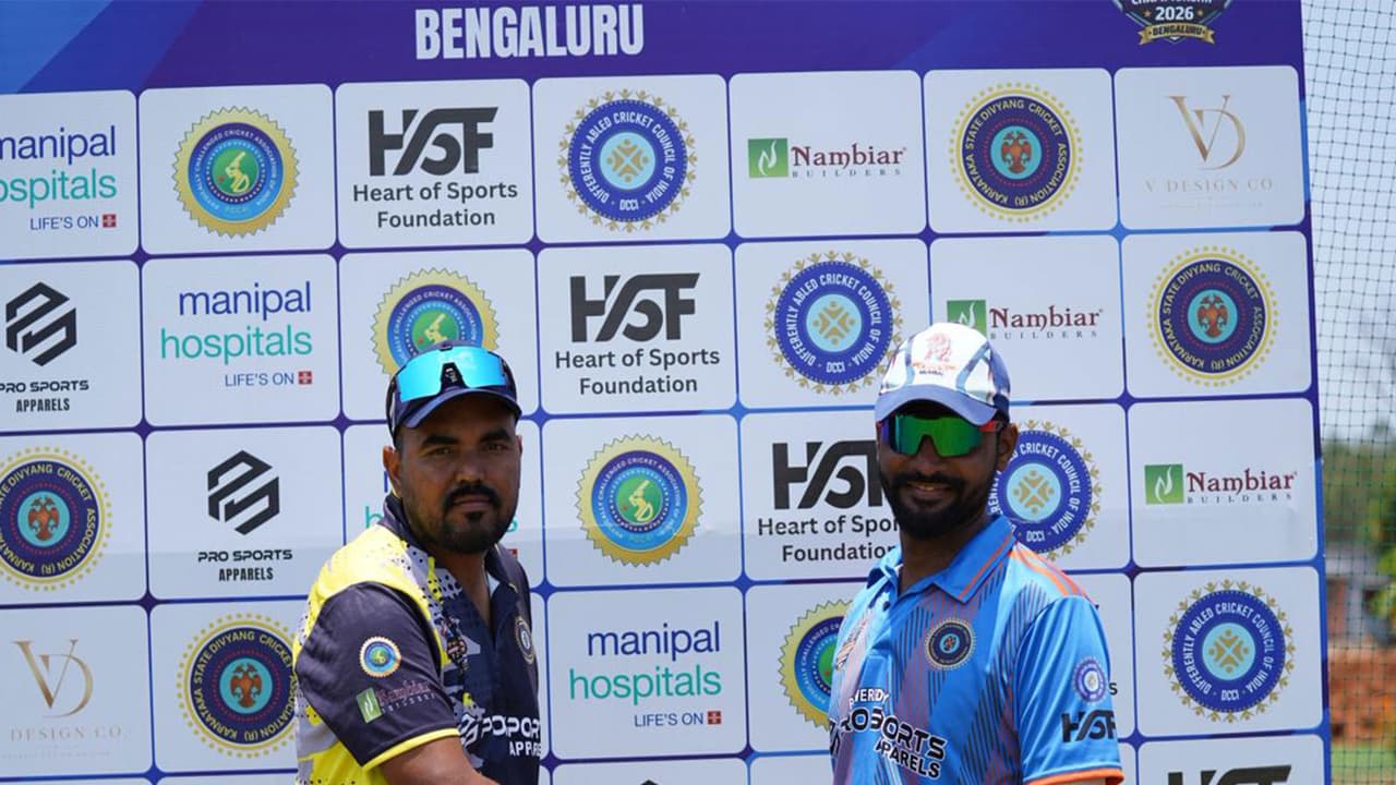Uttar Pradesh captain Rahul Singh and Mumbai captain Karan Chokate (Image: DCCI) Uttar Pradesh captain Rahul Singh and Mumbai captain Karan Chokate (Image: DCCI)