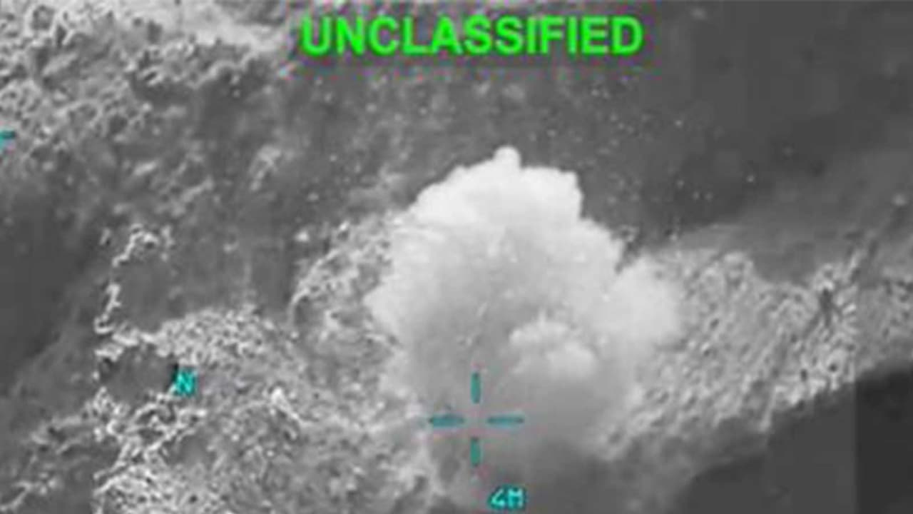Shared footage of claimed US strikes on Iran (Photo/X/@CENTCOM) Shared footage of claimed US strikes on Iran (Photo/X/@CENTCOM)