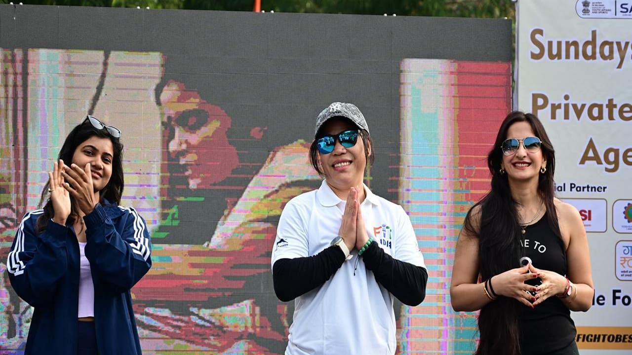 Mary Kom (centre) (Photo: SAI Media) Mary Kom (centre) (Photo: SAI Media)