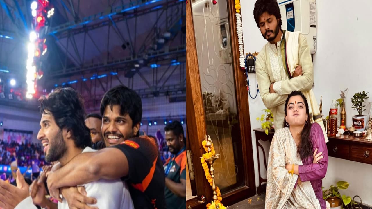 Rashmika, Vijay wish for Anand Deverakonda (Photo/Instagram@thedeverakonda) Rashmika, Vijay wish for Anand Deverakonda (Photo/Instagram@thedeverakonda)
