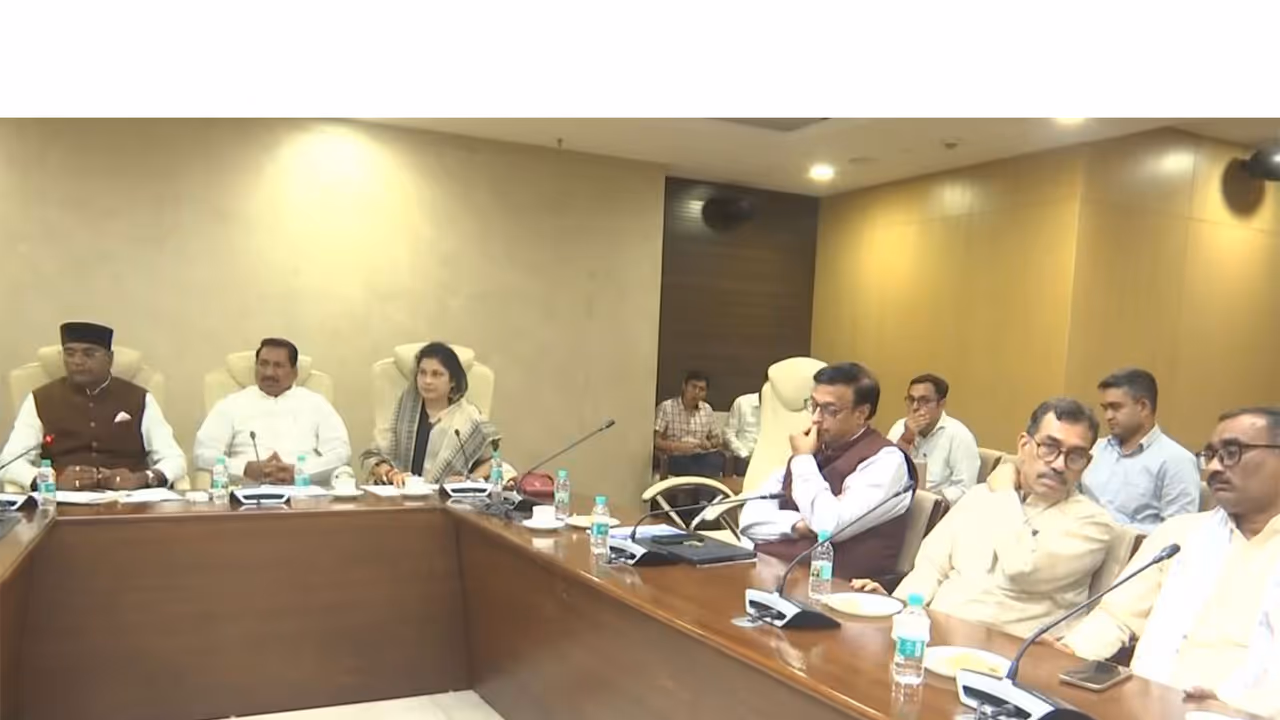 Visuals from the meeting (Photo/ANI) Visuals from the meeting (Photo/ANI)
