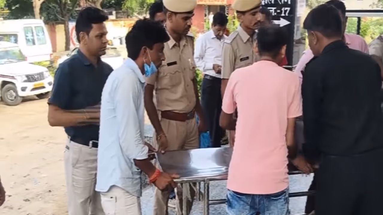 Multiple passengers injured after volvo bus collided with a truck in Dausa (Photo/ANI) Multiple passengers injured after volvo bus collided with a truck in Dausa (Photo/ANI)