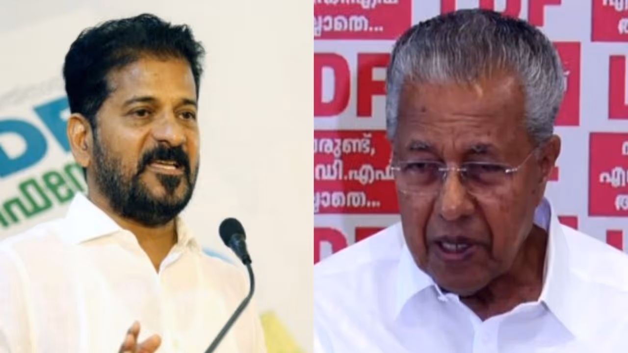 Telangana CM Revanth Reddy and Keralam CM Pinarayi Vijayan (File Photos/ANI) Telangana CM Revanth Reddy and Keralam CM Pinarayi Vijayan (File Photos/ANI)