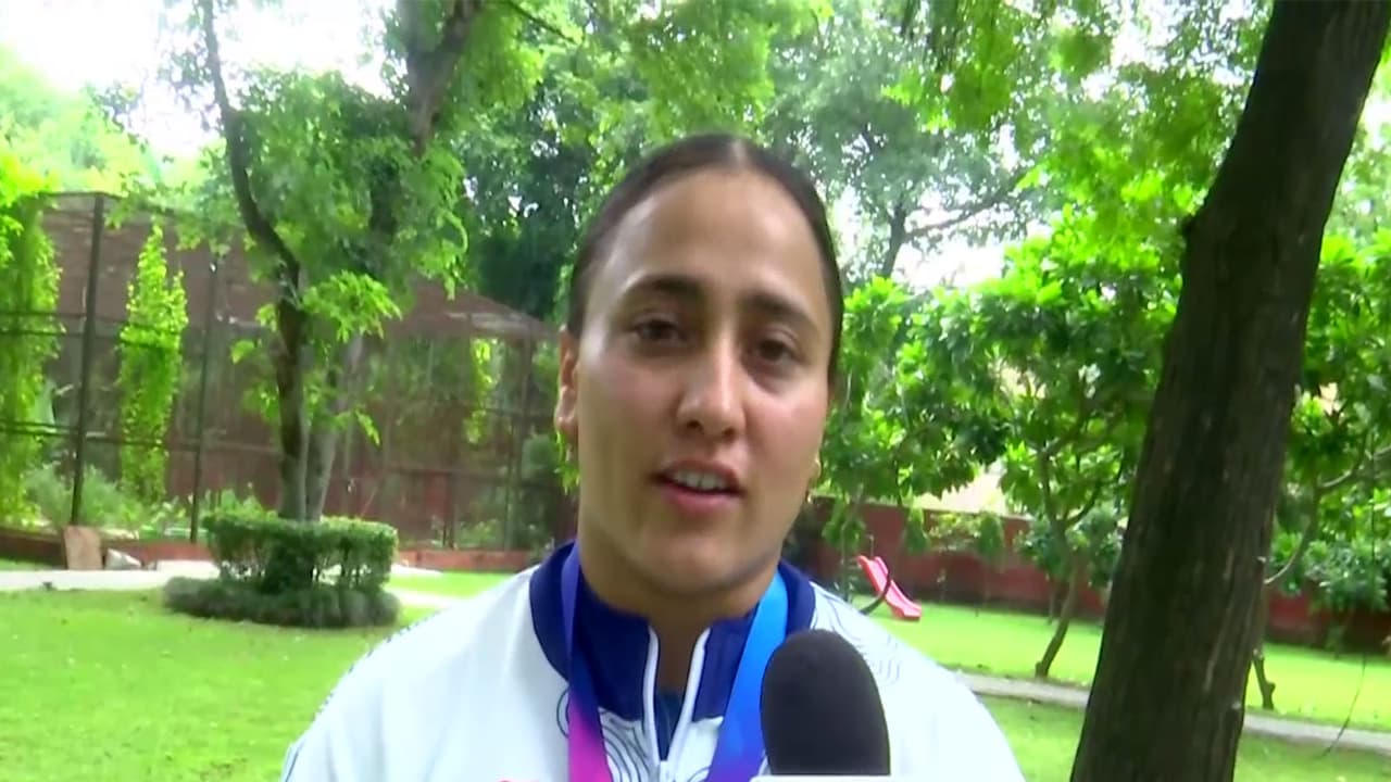 Indian weightlifter Harjinder Kaur. (Photo: ANI) Indian weightlifter Harjinder Kaur. (Photo: ANI)