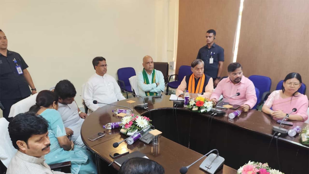 Tripura CM Manik Saha holds high level organisational meeting (Photo/Tripura CMO) Tripura CM Manik Saha holds high level organisational meeting (Photo/Tripura CMO)