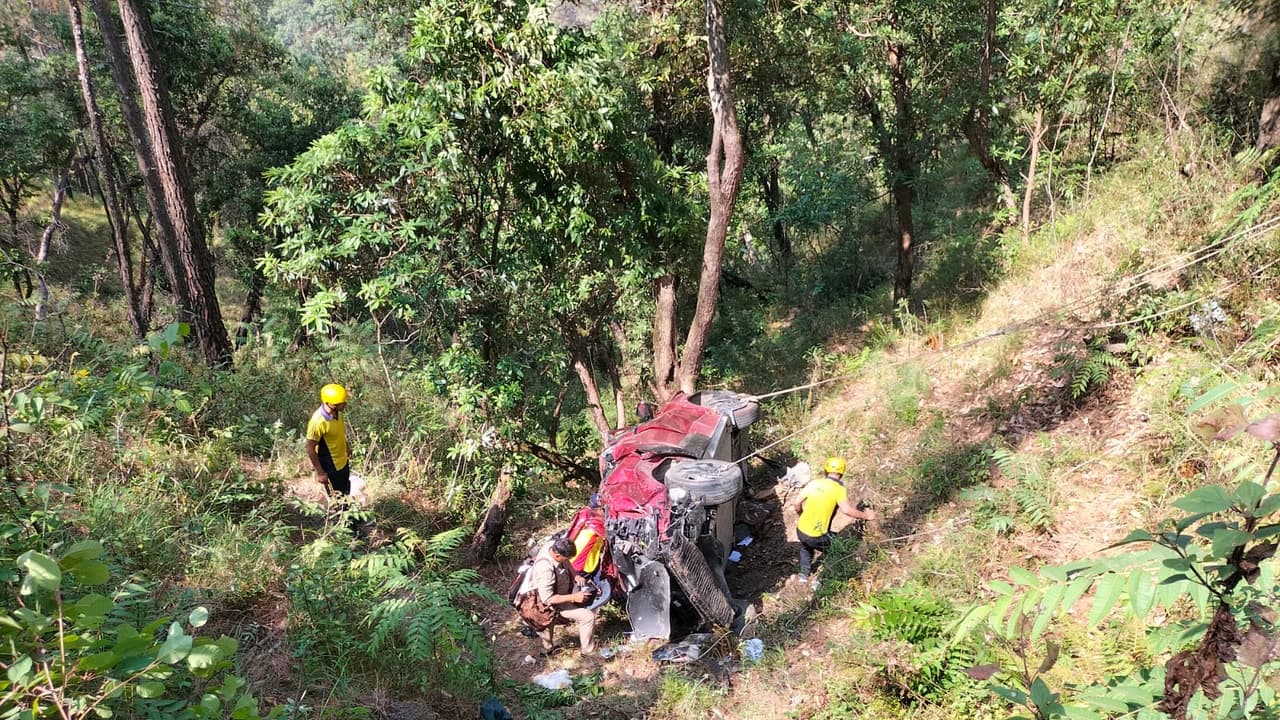 Visuals from the accident site (Photo/SDRF) Visuals from the accident site (Photo/SDRF)