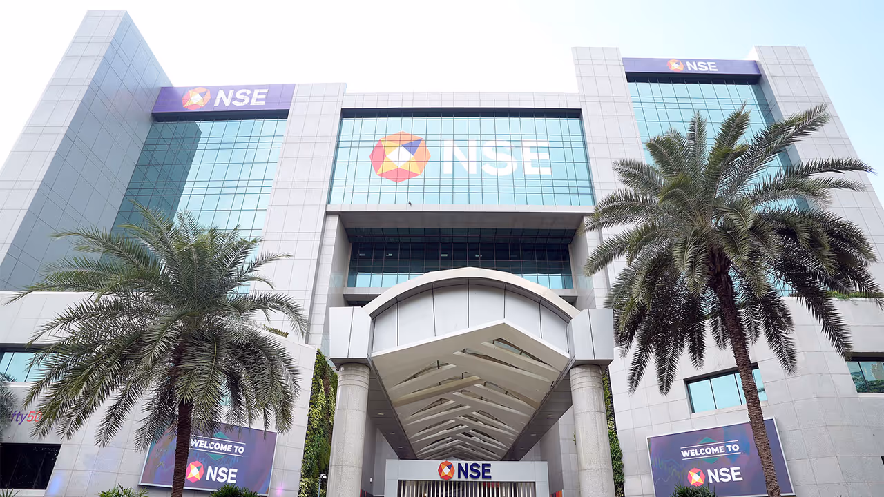 A view of the newly renovated NSE atrium (File Photo/ANI) A view of the newly renovated NSE atrium (File Photo/ANI)