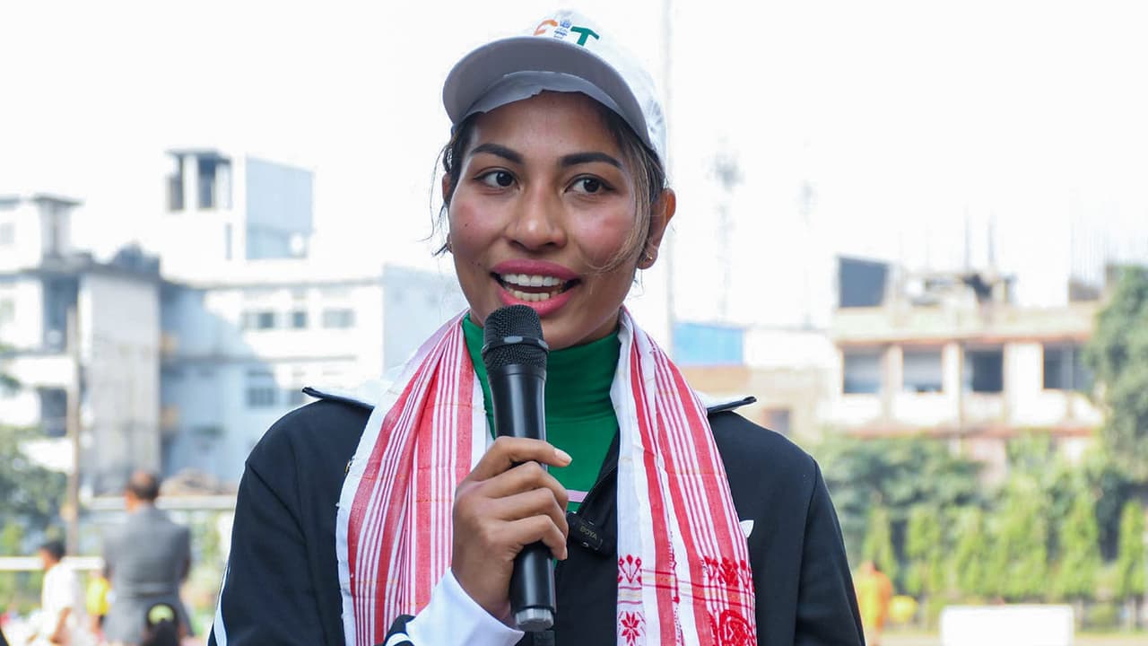 Olympian boxer Lovlina Borgohain (FilePhoto/ANI) Olympian boxer Lovlina Borgohain (FilePhoto/ANI)