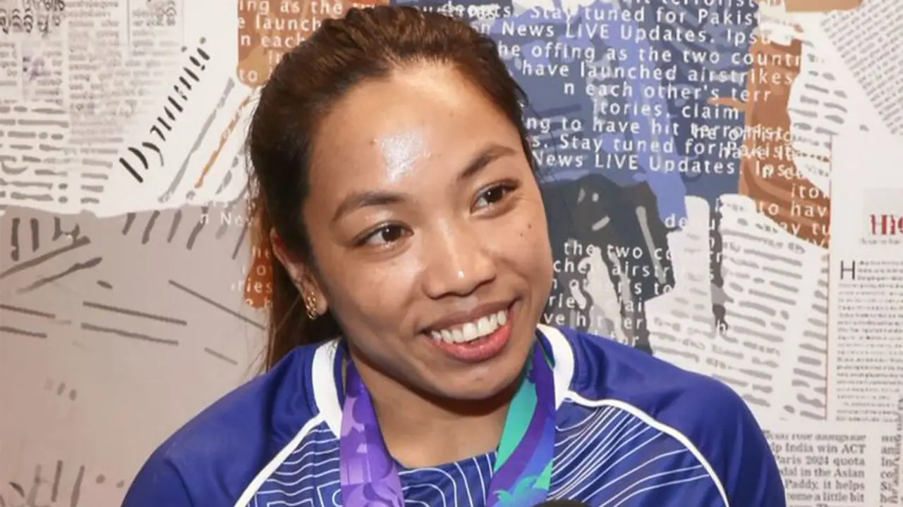 Mirabai Chanu. (Photo/ANI) Mirabai Chanu. (Photo/ANI)