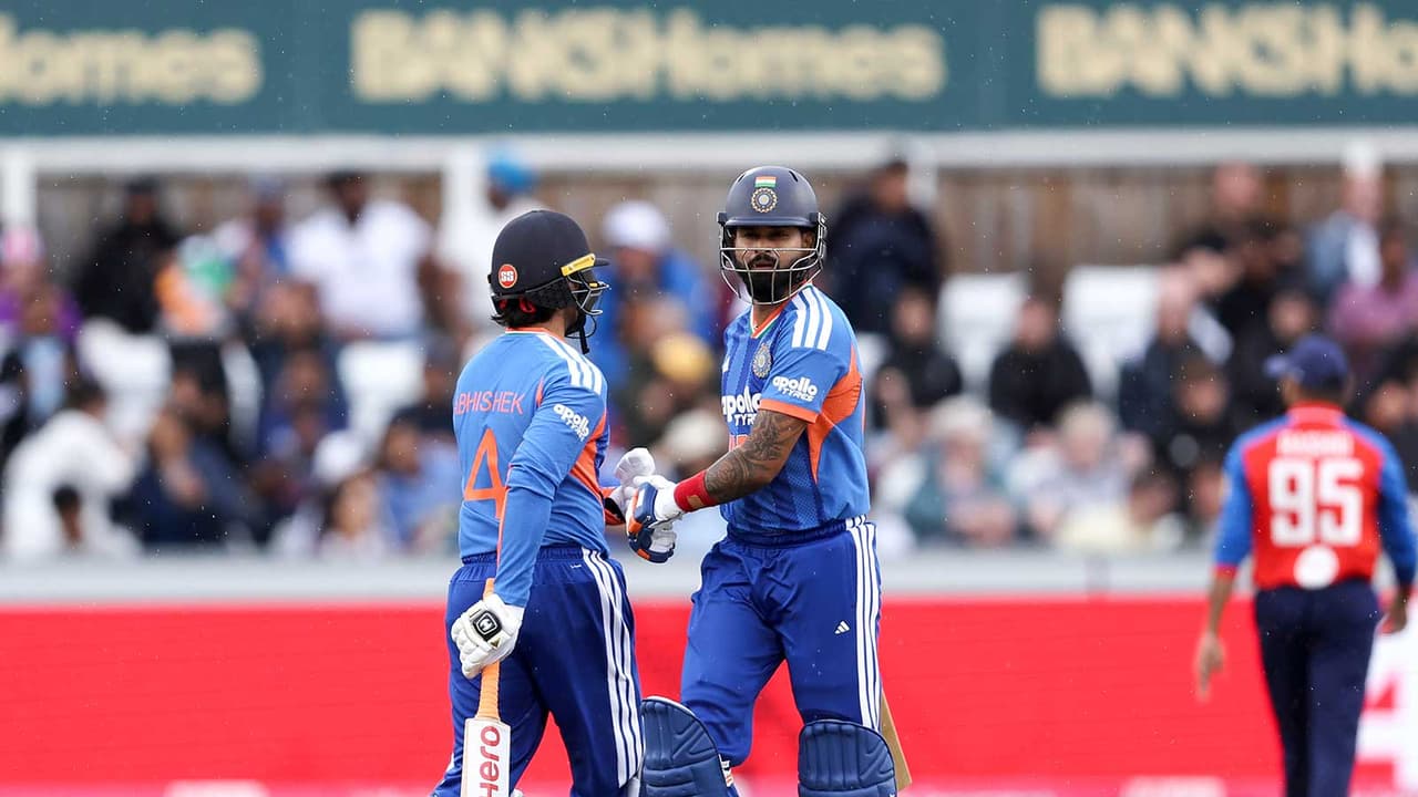Shreyas Iyer and Abhishek Sharma. (Photo: ANI) Shreyas Iyer and Abhishek Sharma. (Photo: ANI)