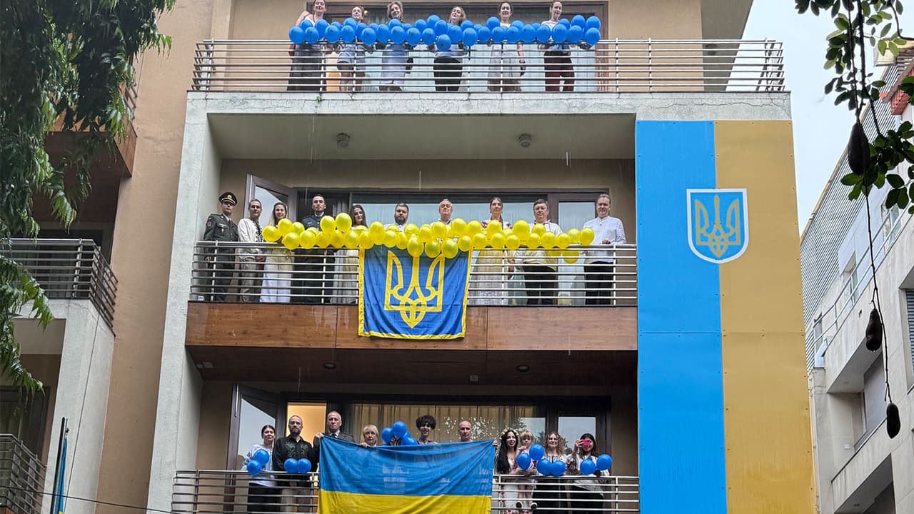 Ukrainian Embassy in India celebrates Ukraine's 35th Independence Day (Photo/X/@UkrembInd) Ukrainian Embassy in India celebrates Ukraine's 35th Independence Day (Photo/X/@UkrembInd)