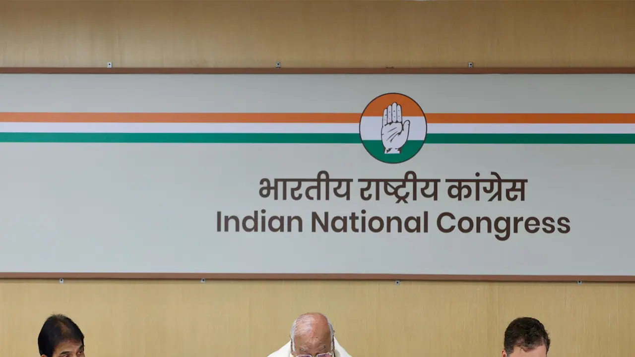 Congress held strategy review meeting on Tuesday. (Photo/X@kharge) Congress held strategy review meeting on Tuesday. (Photo/X@kharge)