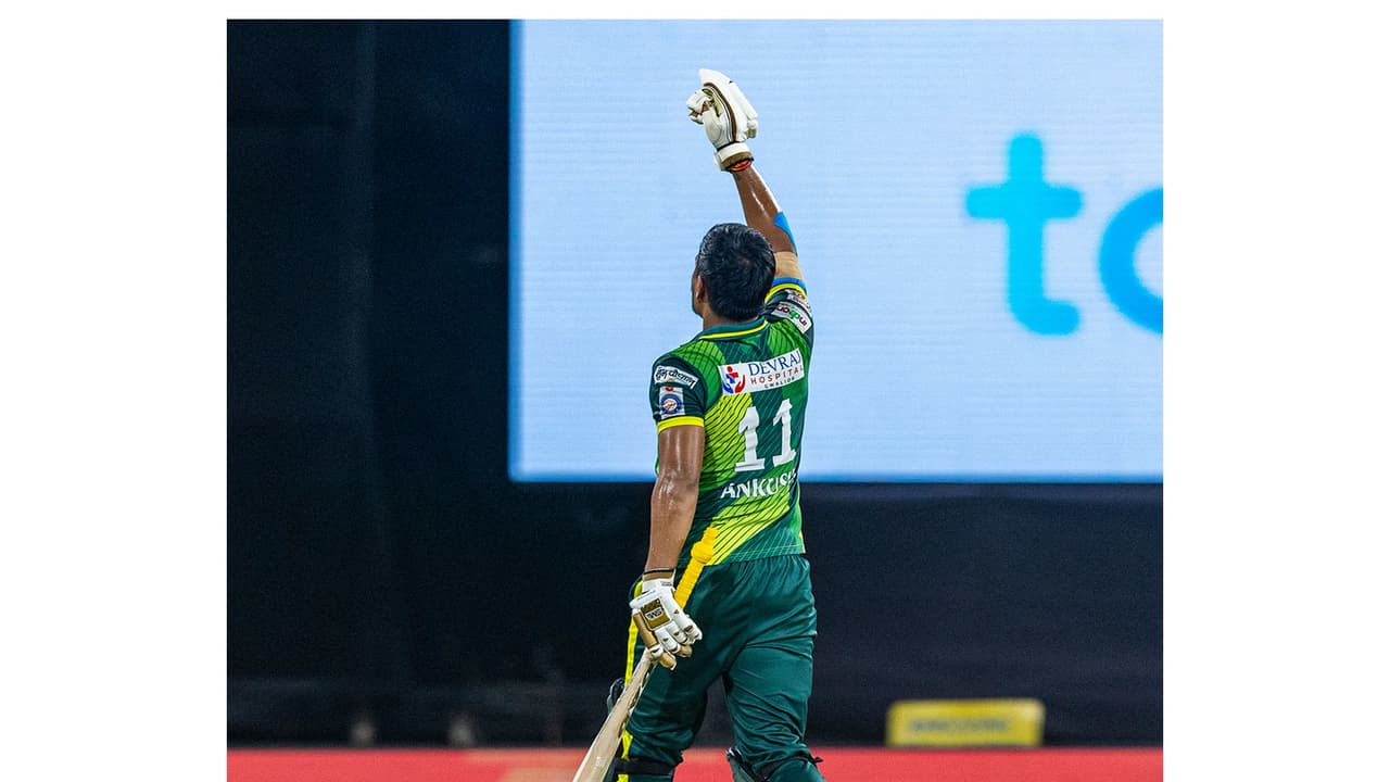 Ankush Singh of Chambal Ghariyals in MPL T20. (Photo: MPL T20) Ankush Singh of Chambal Ghariyals in MPL T20. (Photo: MPL T20)