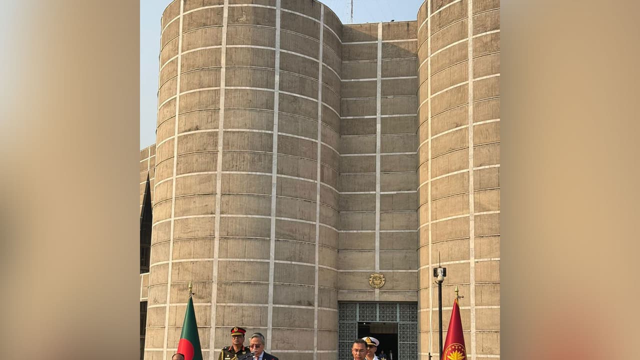Tarique Rahman takes oath as Bangladesh’s Prime Minister at the South Plaza of the National Parliament Building in Dhaka (Photo: X/@hamidullah_riaz) Tarique Rahman takes oath as Bangladesh’s Prime Minister at the South Plaza of the National Parliament Building in Dhaka (Photo: X/@hamidullah_riaz)