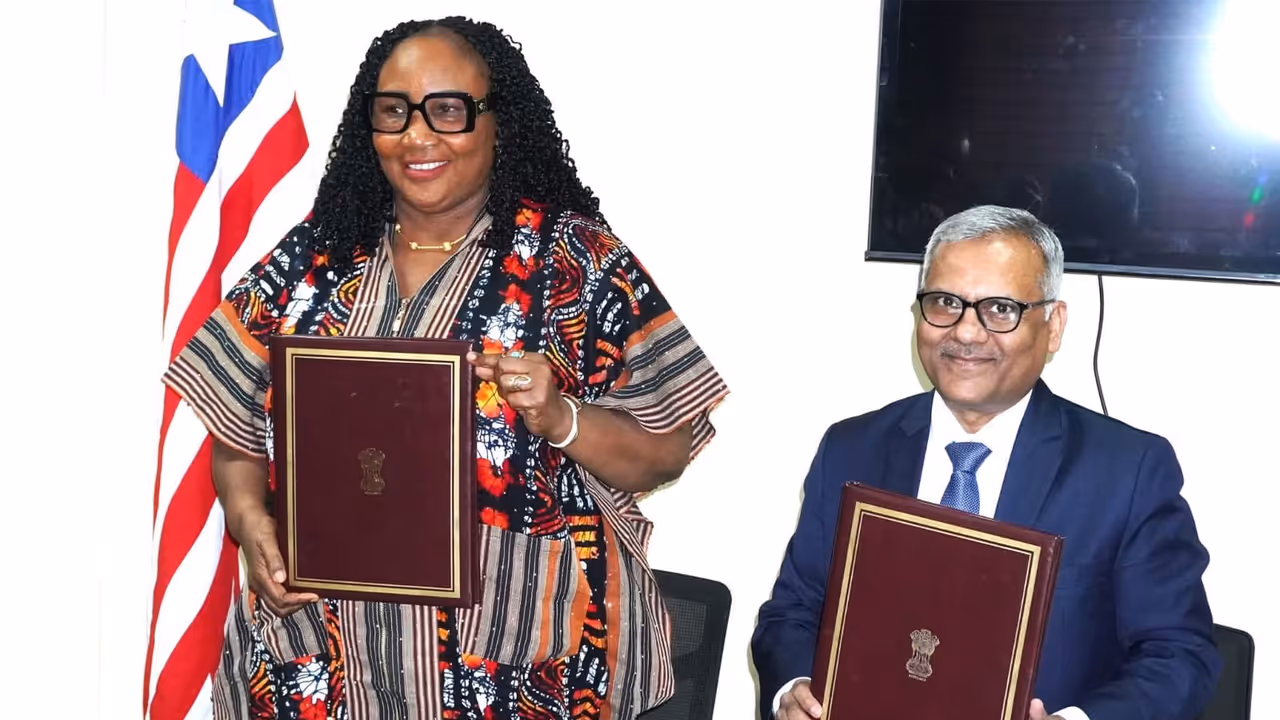 India, Liberia sign MoU to boost cooperation on medicine quality standards (Photo/X@MoHFW_INDIA) India, Liberia sign MoU to boost cooperation on medicine quality standards (Photo/X@MoHFW_INDIA)