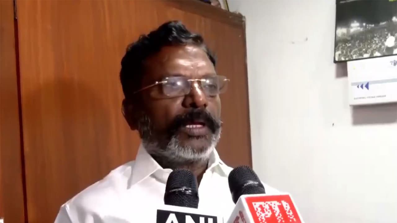 VCK president Thol. Thirumavalavan (Photo/ANI) VCK president Thol. Thirumavalavan (Photo/ANI)