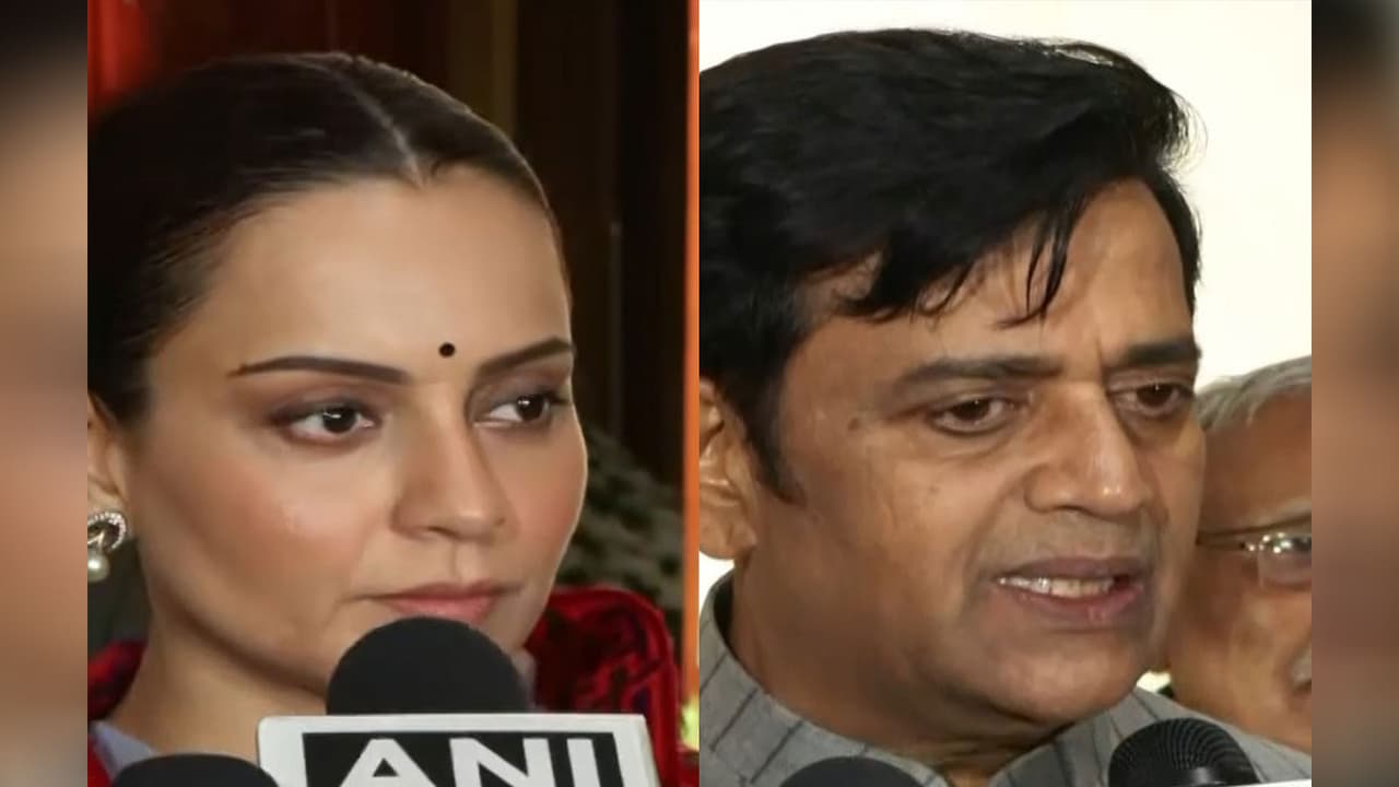 Kangana Ranaut, Ravi Kishan (Image source/ANI) Kangana Ranaut, Ravi Kishan (Image source/ANI)