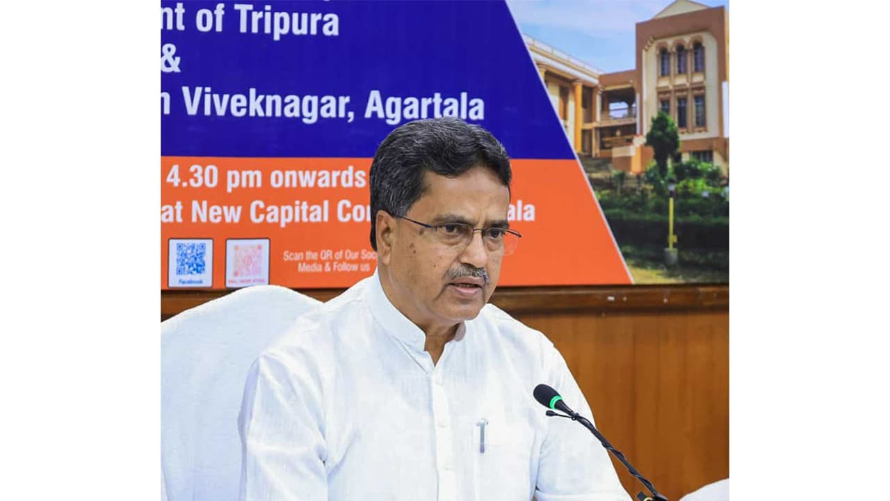 Tripura Chief Minister Manik Saha (Photo/ANI) Tripura Chief Minister Manik Saha (Photo/ANI)