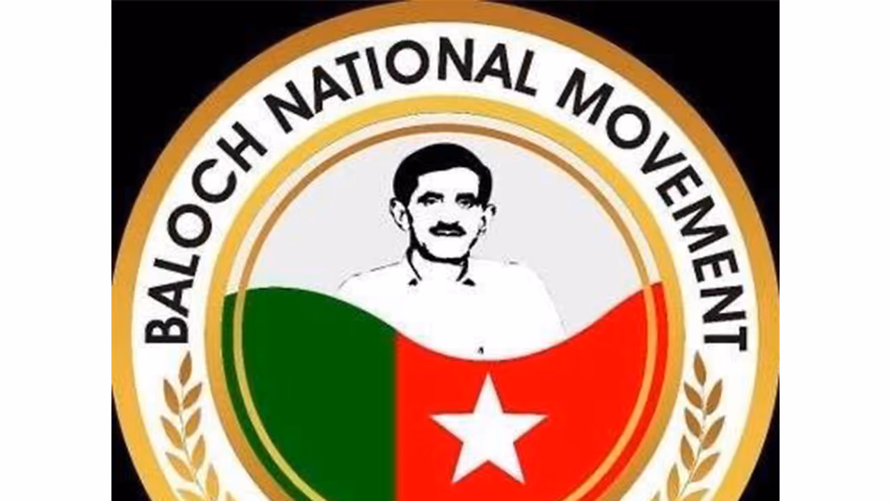 Official emblem of the Baloch National Movement (BNM). (Photo/X/@BNMovement_) Official emblem of the Baloch National Movement (BNM). (Photo/X/@BNMovement_)
