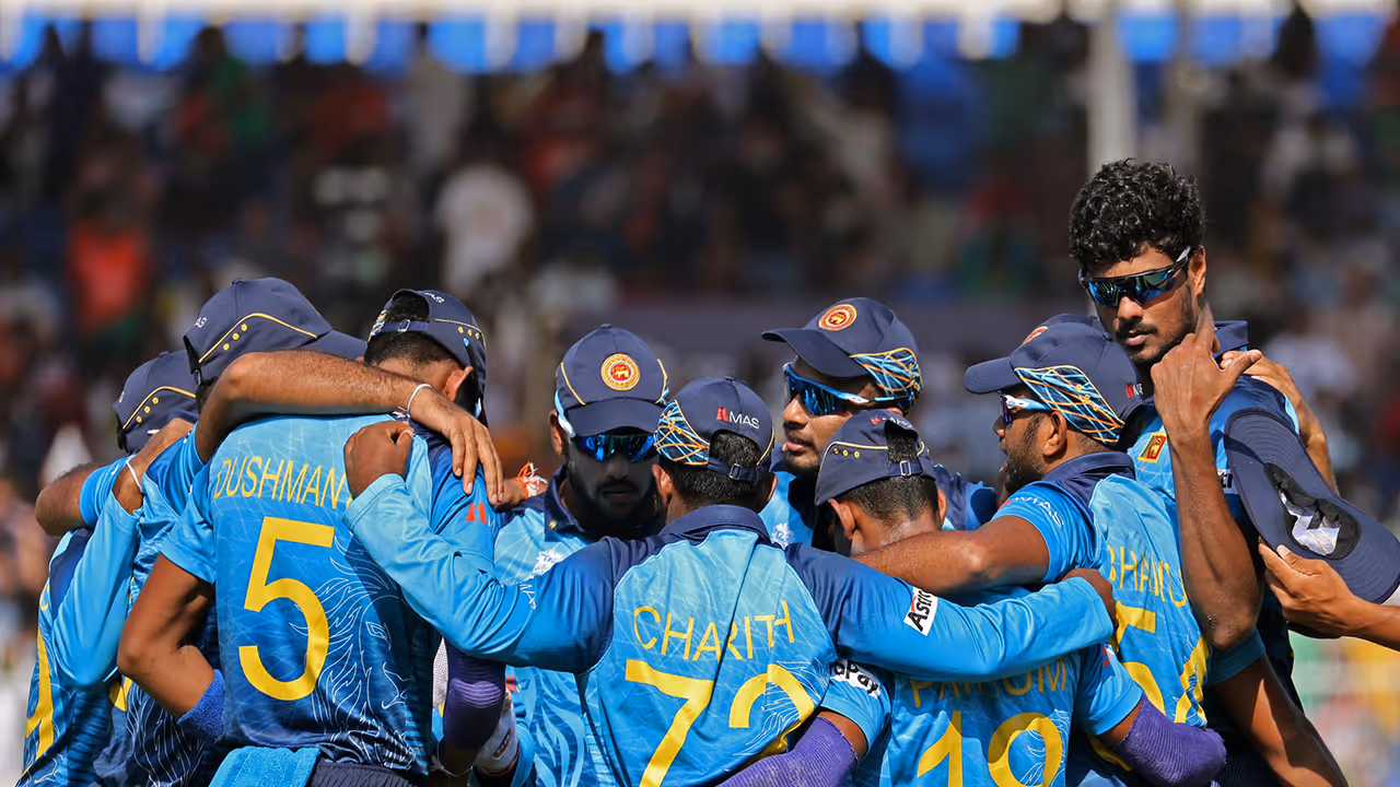 Sri Lanka team. (Photo/ANI) 