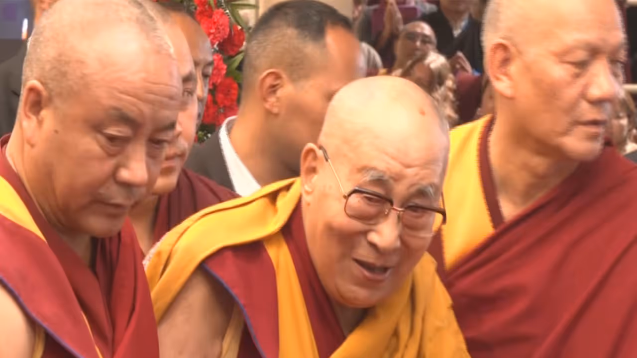 Dalai Lama (Centre) at a prayer session in Dharamshala (File Photo/ANI) Dalai Lama (Centre) at a prayer session in Dharamshala (File Photo/ANI)